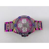 Guess Ladies Frontier Crystal Multi Colour Glitz Watch GW0044L1 (Pre-owned)