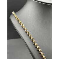 Ladies 9ct Yellow Gold Belcher Link Necklace (Pre-Owned)