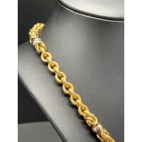 Ladies 18ct Yellow Gold Belcher Link Necklace (Pre-Owned)