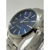 Lorus PC32-X109 Silver Blue Analogue Watch 50m Water Resistant (Pre-owned)