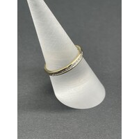 Ladies 14ct Yellow Gold Diamond Ring (Pre-Owned)