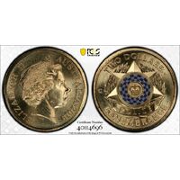 NEW Australia PCGS MS67 2019 $2 Coin Police Remembrance C Mark