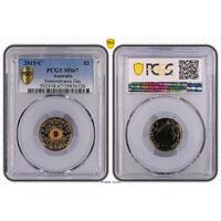 Australian PCGS MS67 $2 2015-C Remembrance Day Collectable Coin