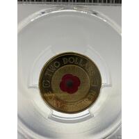 Australia PCGS MS66 2012 $2 Remembrance Day Colored Collectable Coin