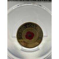 Australia PCGS MS66 2012 $2 Coin Remembrance Day Colored (Pre-owned)