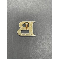 Ladies 18ct Yellow Gold Letter 'B' Pendant (Pre-Owned)