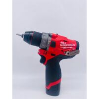 Milwaukee M12FPD 12V Cordless Fuel Hammer Drill with 2.0Ah Battery and Charger