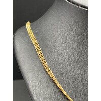 Ladies 18ct Yellow Gold Figure 8 Link Necklace (Pre-Owned)