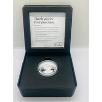 Emperor Penguin 2023 $5 1oz Coloured Silver Proof Coin with COA (Pre-owned)
