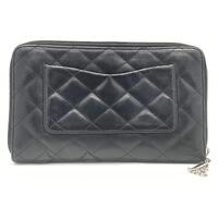 Chanel Black Quilted Leather Cambon Ligne Zippy Organizer Ladies Wallet
