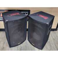 Weconic WH15 600W 80 OHM High-Power Audio Stereo Speaker Black (Pair)