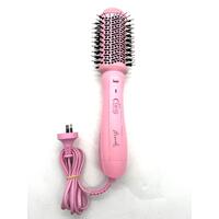 Mermade Hair MH6001 Interchangeable Blow Dry Pink Brush Hair Dryers with 3 Heads