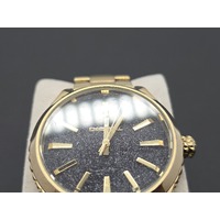 Diesel Gold Tone Metal Band Ladies Analog Watch DZ5474 Stainless Steel Case