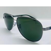 Ray-Ban Carbon Fibre Polarised Green Classic RB8313 004/N5 Mens Sunglasses