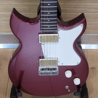 Harmony Rebel 6 String Electric Guitar Burgundy Dual Humbucker 