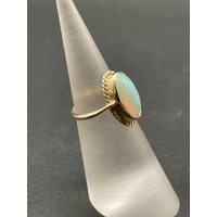 Ladies 9ct Yellow Gold Pearl Ring