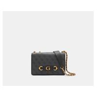 Guess Izzy Convertible Crossbody Flap Over Bag Coal Logo for Women