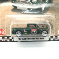 Hot Wheels Boulevard 67 Austin Mini Pickup Green Diecast Car 48 HCR03