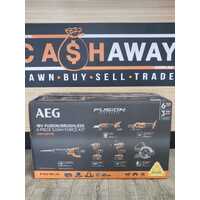 AEG 18V FUSION Brushless 6 Piece 5.0Ah FORCE Kit A18FX6B152B Power Tools
