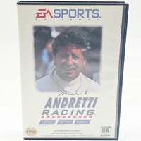 Mario Andretti Racing Sega Genesis Game With Manual Tested EA Sports 1994 NTSC-U/C