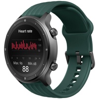 RYZE Flex Fitness & Wellbeing Smart Watch Dark Grey Black Green Activity Tracker
