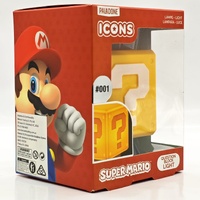 Paladone Super Mario Question Block 3D Light Stand Desk Bedside Lamp