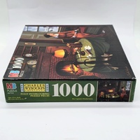 MB Charles Wysocki Americana Her Captain's Wistful Letter Puzzle 1000pc