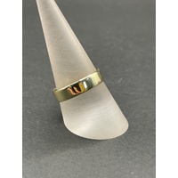 Unisex 9ct Yellow Gold Plain Wedding Band Ring
