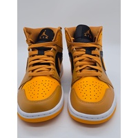 Nike WMNS Air Jordan 1 Mid Chutney Taxi Black White BQ6472 700 Size 8 US