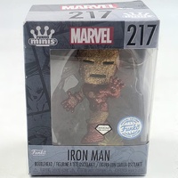 Funko Minis Marvel Iron Man #217 Diamond Collection Glitter Bobblehead 