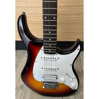 Peavey Raptor Plus EXP Sunburst 6 String Electric Guitar with Gig Bag