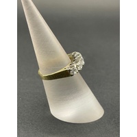 Ladies 18ct Yellow Gold Diamond Ring