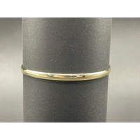 Ladies 9ct Yellow Gold Round Bangle