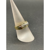 Ladies 18ct Yellow Gold Diamond Ring