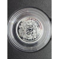 2022 $1 90th Anniversary Of The ABC 1/2oz Silver Proof Coin 0541/5000 with COA