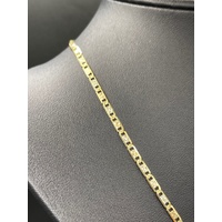 Ladies 18ct Yellow Gold Mariner Link Necklace