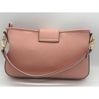 US Polo ASSN Ladies Pink Crossbody Handbag with Detachable Shoulder Strap