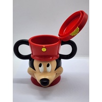 Disney on Ice Vintage Mickey Mouse Face Mug with Flip Cover