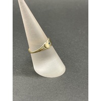 Child 9ct Yellow Gold Signet Ring