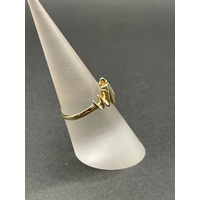 Ladies 9ct Yellow Gold Pattern Ring