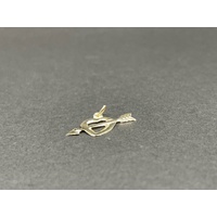 Ladies 9ct Yellow Gold Heart and Arrow Pendant
