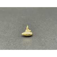 Unisex 10ct Yellow Gold Duck Pendant