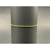 Ladies 18ct Yellow Gold Margarita Twist Link Bracelet