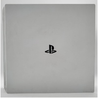 Sony PlayStation 4 Pro 1TB Console White with Black Controller and Leads