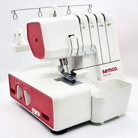 Semco Sewlock 42D Overlocker White 2 Needle 2-3-4 Thread Capability