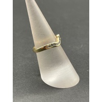 Ladies 18ct Yellow Gold Cubic Zirconia Enhancer Ring