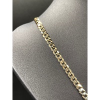 Unisex 9ct Yellow Gold Curb Link Necklace