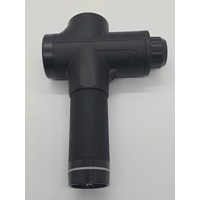 TEQ Rechargeable Massage Gun Black with Attachments and Carry Case