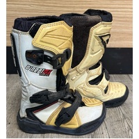 O'Neal Junior OMS50 Youth Motorcycle MX Boots Yellow Black White Size Youth