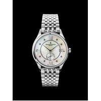 Bernhard H. Mayer Mother of Pearl Diamond Stainless Steel Muses Ladies Watch
